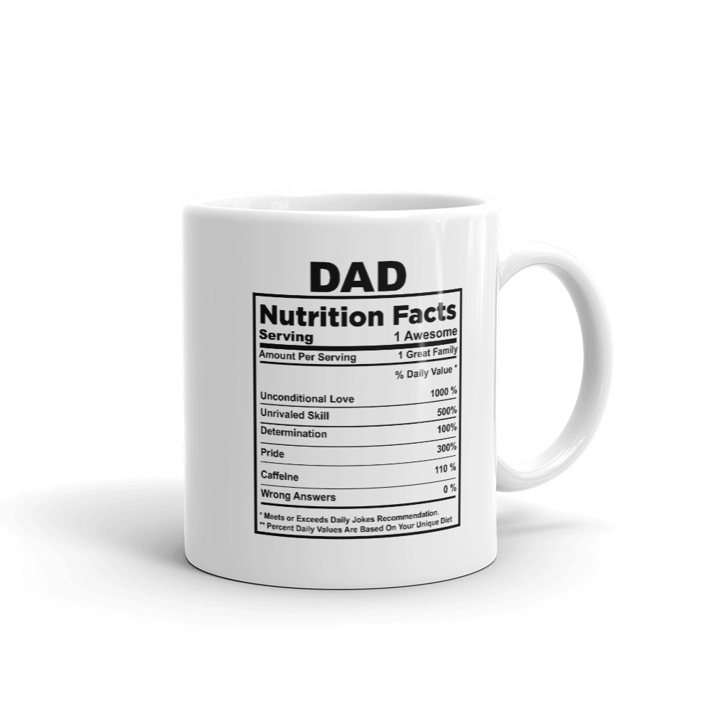 Download Father Nutritional Facts SVG File